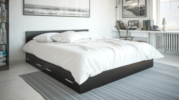 Кровать с ящиками СВК Стандарт 1800