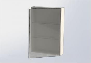 Зеркало-шкаф AQUANET Орлеан 60