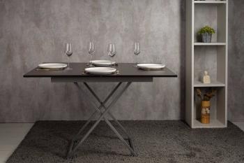 Стол-трансформер Левмар Apollo D23/S59 венге/серебро