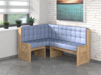 ДУБ ЗОЛОТОЙ КРАФТ, ВЕЛЮР голубой