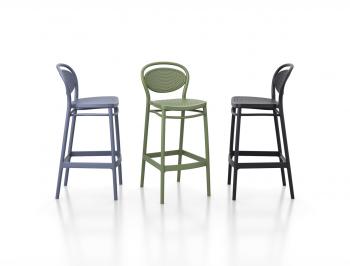 Стул пластиковый барный Siesta Contract Marcel Bar 75