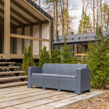 Диван ROYAL FAMILY LANA LUX трехместный с широкими подлокотниками