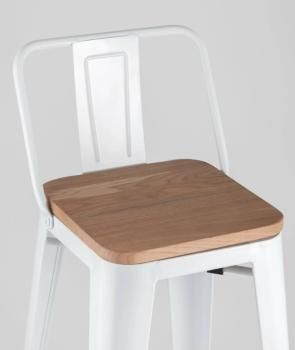 Стул барный STOOL GROUP TOLIX WOOD со спинкой