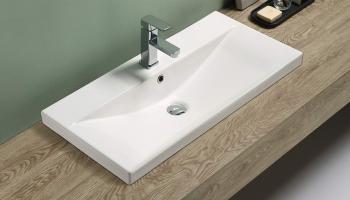 Тумба подвесная с раковиной VELVEX Gesso 80