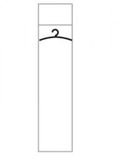 Шкаф Анрэкс 1DG без полок OLIVIA