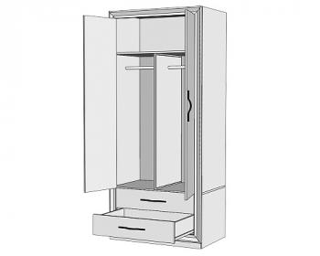 Платяной шкаф Мэрдэс Пл-95/60
