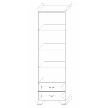 Шкаф-стеллаж Кураж Сиена 600