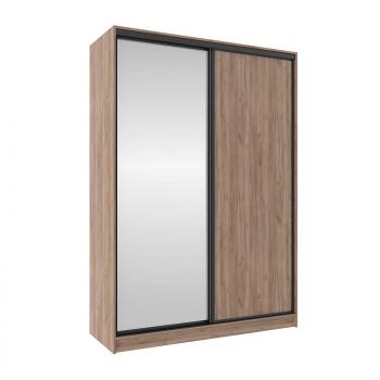 Шкаф-купе Глазов-мебель 1600 Домашний Зеркало/лдсп + шлегель