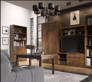 Шкаф БРВ Мебель ИНДИАНА JREG 1d