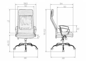 Офисное кресло для руководителей Dobrin PIERCE