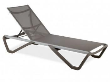 Шезлонг-лежак металлический PAPATYA Wave