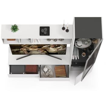 Гостиная Mobi Сидней Комплектация № 08 13.63 + 15.57 + 13.201