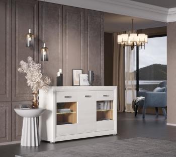 Тумба БРВ Мебель MALTA B136-REG2W1D с подсветкой