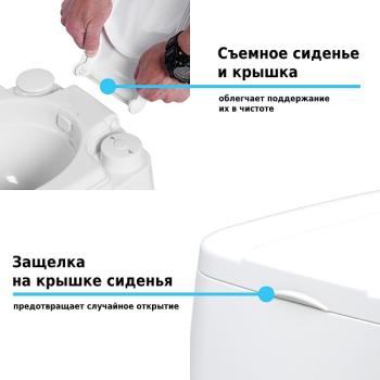 Биотуалет Lupmex 79122 18л с индикатором