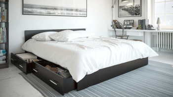 Кровать с ящиками СВК Стандарт 1800