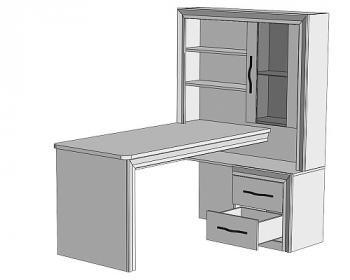 Стол угловой Мэрдэс СтУ-140 Правый