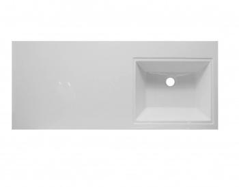 Тумба Style Line Жасмин 60 (3 ящ.) + Умывальник Даллас 1200*480, правый