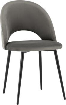 Велюр темно-серый