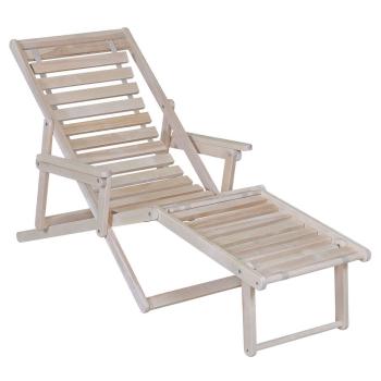 Шезлонг с подлокотниками Мебелик