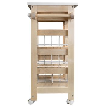 Тумба с баром и корзинами Мебелик