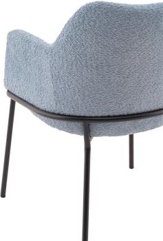 Стул STOOL GROUP Кози new букле с подлокотниками