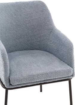 Стул STOOL GROUP Кози new букле с подлокотниками