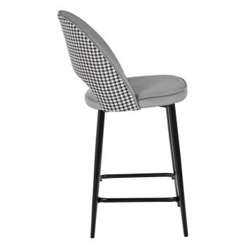 Стул полубарный BRADEXHOME Leo с поворотным механизмом