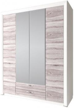 Шкаф Анрэкс 4D2S с зеркалом OLIVIA