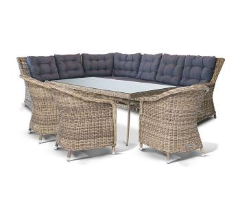 Обеденная группа из искусственного ротанга 4sis Базелла