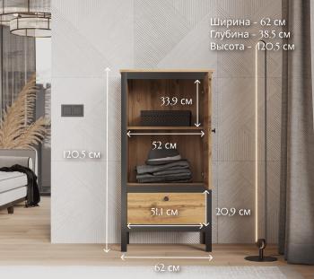 Шкаф БРВ Мебель LOFT REG1D1S/60