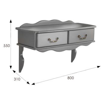 Консоль настенная Мебелик Берже 20