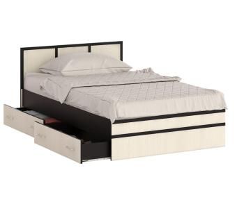 Кровать с ящиками СВК Сакура 1200
