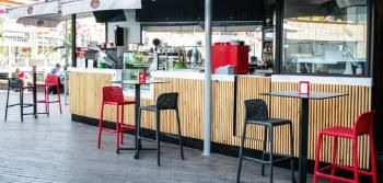 Стул пластиковый полубарный ReeHouse Lido