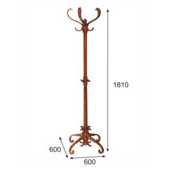 Вешалка напольная Мебелик В 2Н
