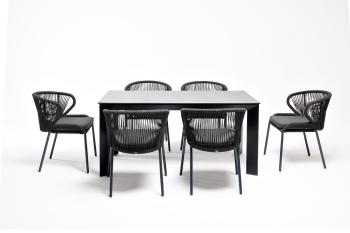 Обеденная группа на 6 персон со стульями милан 4sis Венето