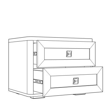Тумба прикроватная Кураж Парма Нео