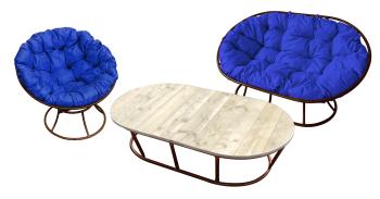 синяя подушка