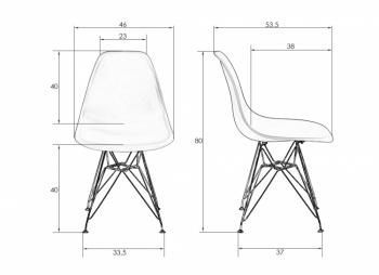 Стул обеденный Dobrin DSR хром