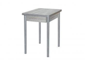 Ясень шимо светлый /Опора № 2-круглая серебристый металлик