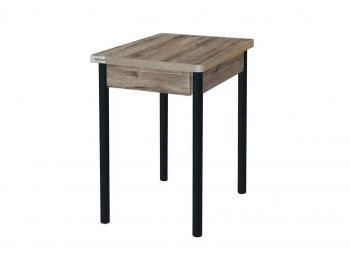 Дуб веллингтон / Опора № 2-круглая муар черный