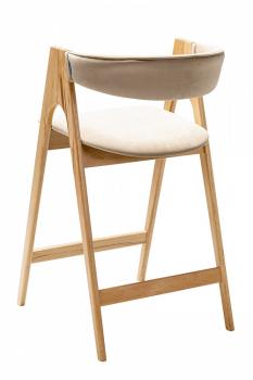 Кресло полубарное R-home Kaede Натуральный бук