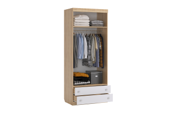 Шкаф комбинированный Мебельсон Форсаж (с ящ. 2-створчатый)