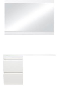 Тумба подвесная Style Line Даллас 100 + Умывальник ESTETUS Даллас 1000*480 левый