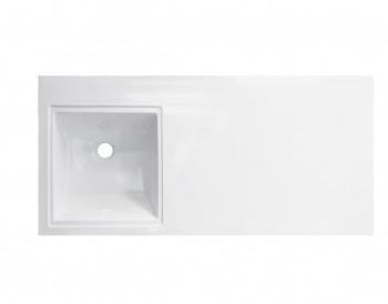 Тумба подвесная Style Line Даллас 100 + Умывальник ESTETUS Даллас 1000*480 левый