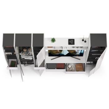 Гостиная Mobi Сидней Комплектация № 29 13.63 + 15.57 + 13.200 + 13.201 + 13.202 2шт