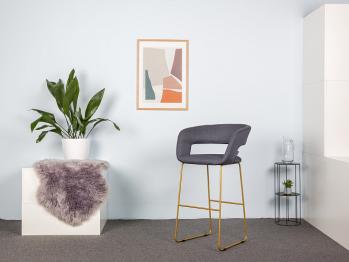 Кресло полубарное R-home Hugs Линк Золото