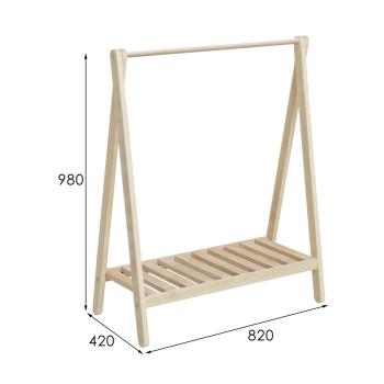 Стойка для одежды Мебелик низкая