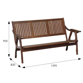 Диван-скамья Мебелик Массив решетка