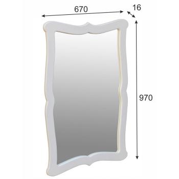 Зеркало навесное Мебелик Берже 23