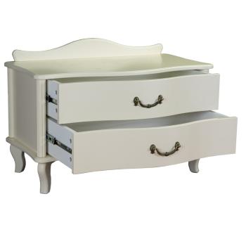 Тумбочка Мебелик Джульетта широкая 2 ящика